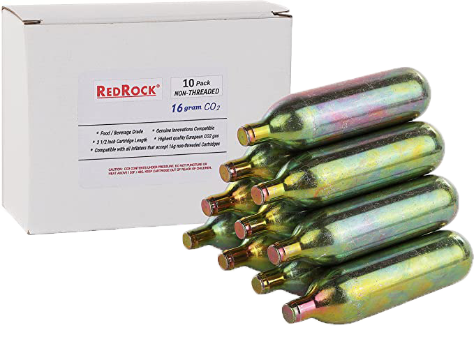 REDROCK CO2 CARTRIDGES 5PK 16G - Tool Bags Gloves and Accessories